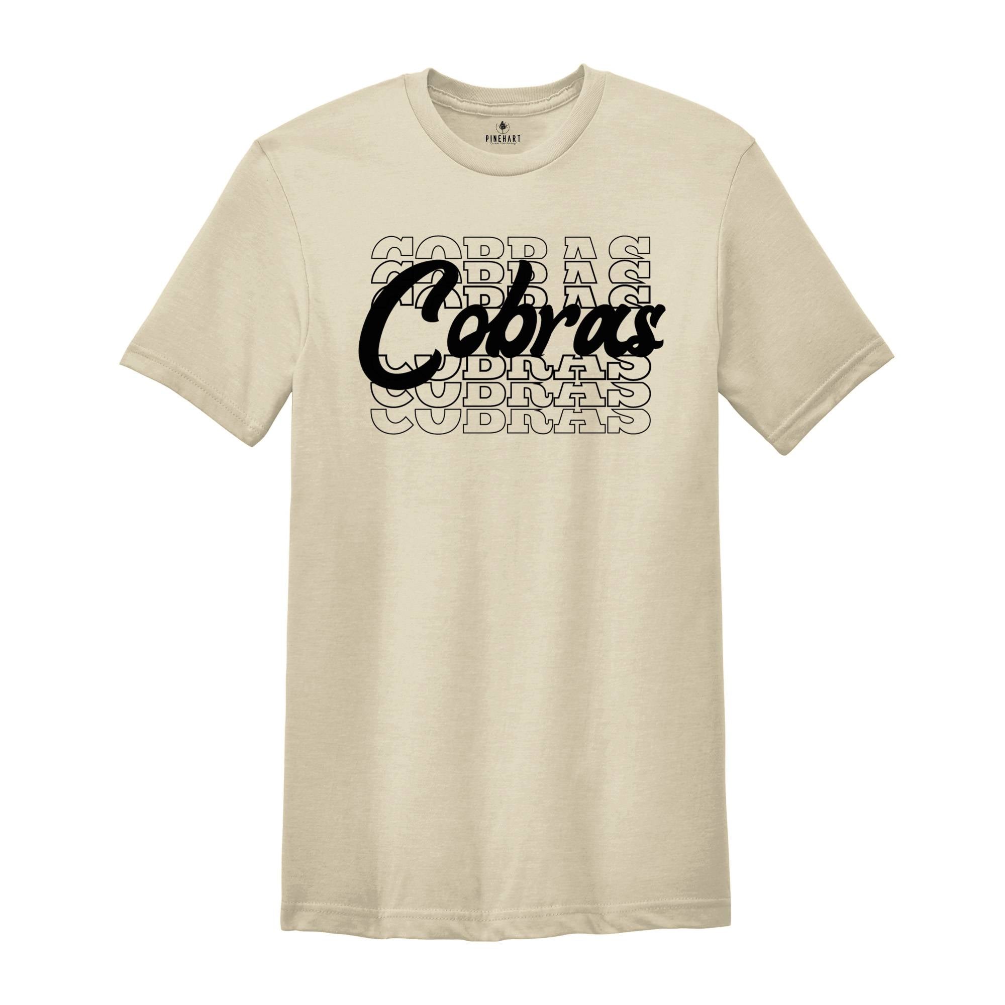 Team Mascot Shirt, Cobras Team Shirt, Cobras Football Shirt, Cobras Fan Shirt, Cobras School Shirt, Cobras School Spirit