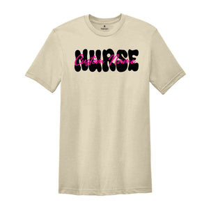 Custom Nurse Shirt, Personalized Nurse Shirt, Nursing Student, Gift for Nurse, New Nurse Gift, Cute Nurse Tee