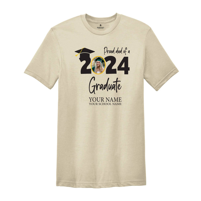 Personalized Graduation Shirts, Class of 2024 Family Graduation Shirts, Add The Photo Shirt, Custom Graduation Shirt, Senior 2024