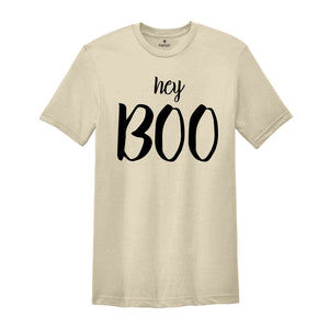 Hey Boo Shirt, Halloween Shirt, Trick or Treat, Fall Teacher Shirt, Custom Halloween Shirt, Halloween Party, Ghost Shirt, Fall Shirt