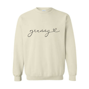 Custom Granny Sweatshirt With Grandchildren Names, Personalized Grandchild Name Sweatshirt, Grandma Sweater, Grandma Gifts, Nana Sweater