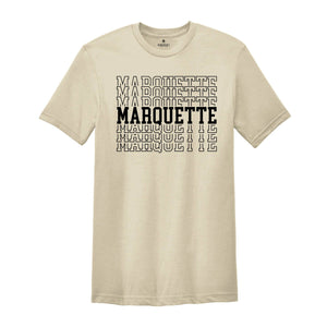 Team Mascot Shirt, Marquette Team Shirt, Marquette Football Shirt, Marquette Fan Shirt, Marquette School Shirt, Marquette School Spirit