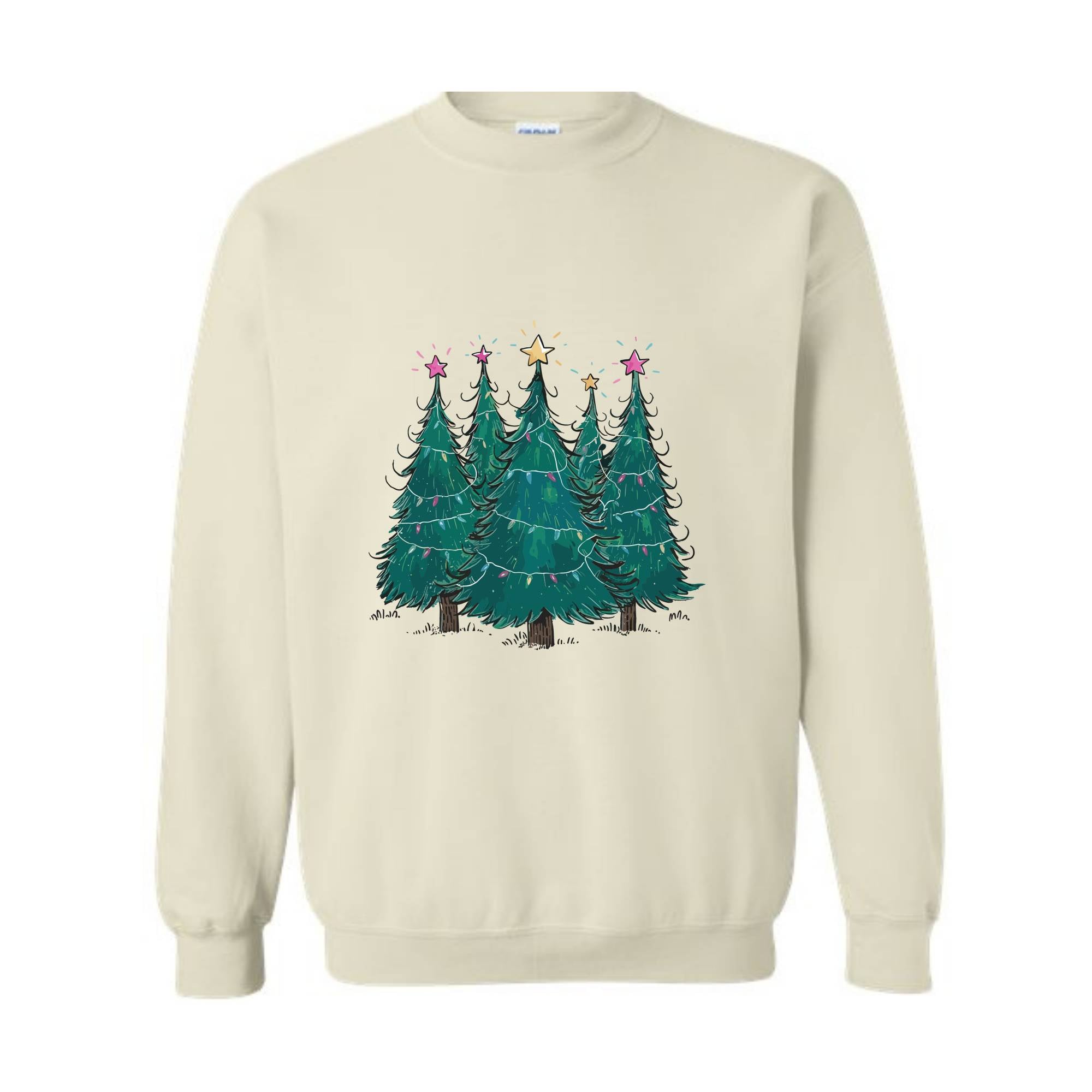 Christmas Trees Sweatshirt, Christmas Shirts For Women, Christmas Sweater, Shirts For Christmas