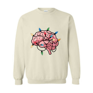 Brain Neuro Christmas Sweatshirt