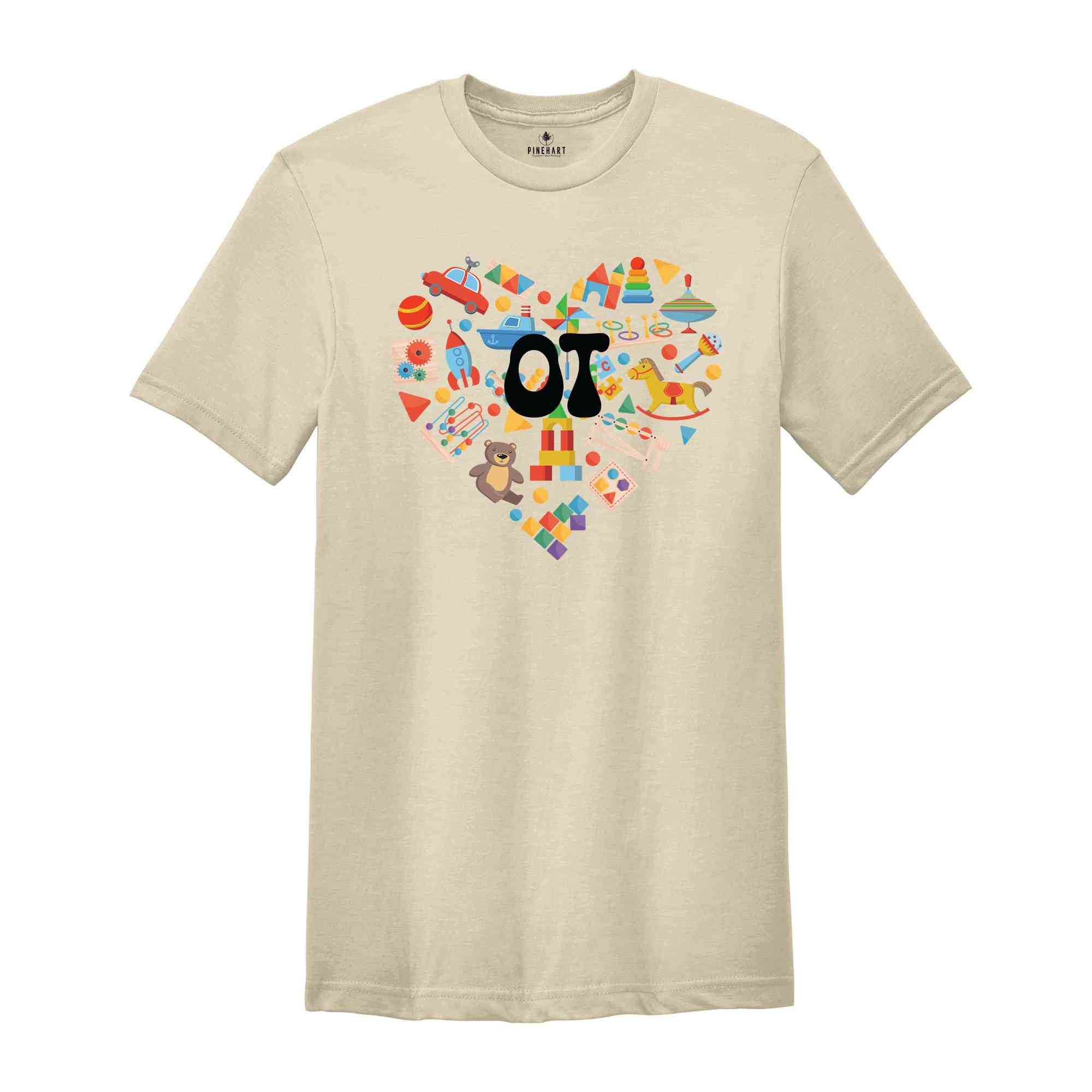 OT Doodle Shirt, Occupational Therapy Shirt, Therapist Sweatshirt, OT Sweatshirt, Aesthetic Therapy Shirt, OT Shirt