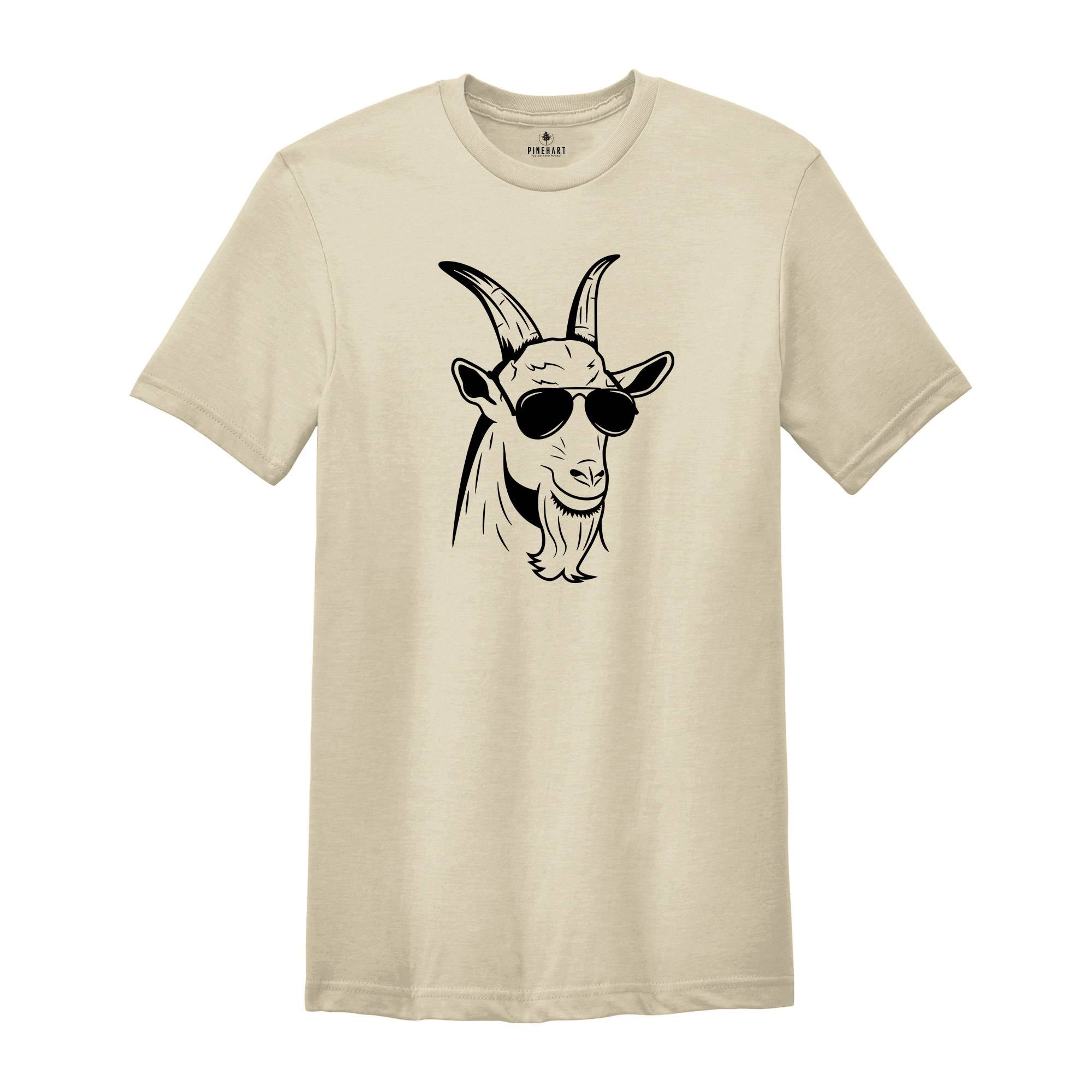 Goats With Sunglasses Shirt, Funny Goat Motivational T-Shirt, Funny Goat Shirt, Goat Tee, Farmer Shirt