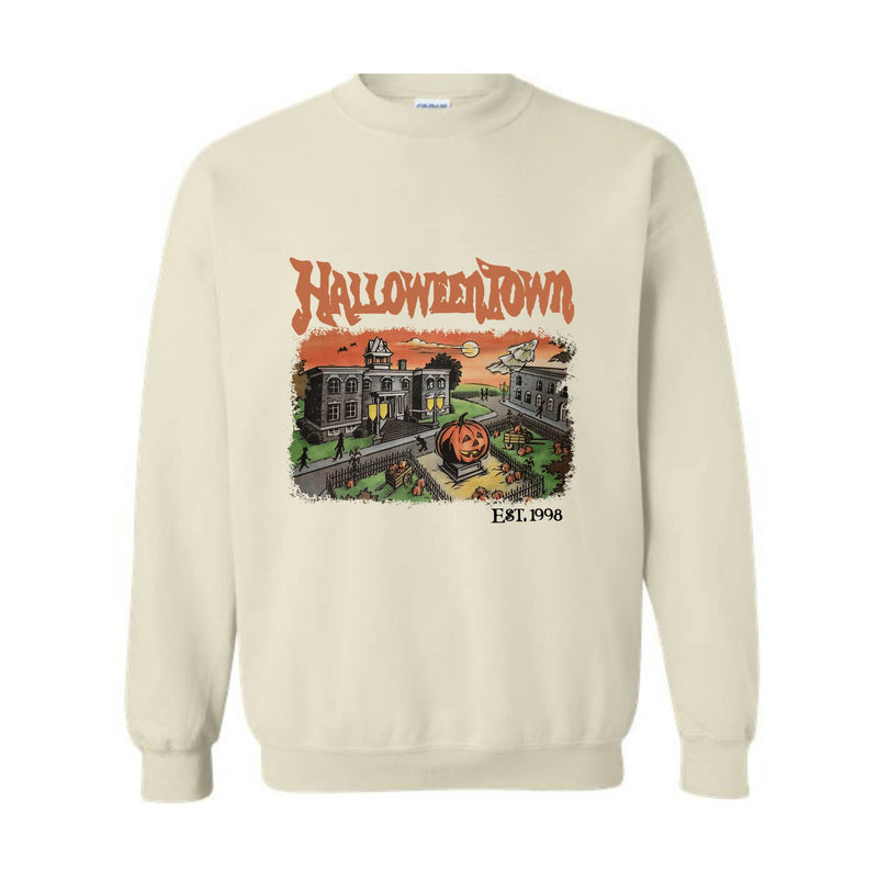 Halloweentown Est. 1998 Sweatshirt, Halloweentown University, Retro Halloweentown , Fall Sweater, Halloween Sweatshirt