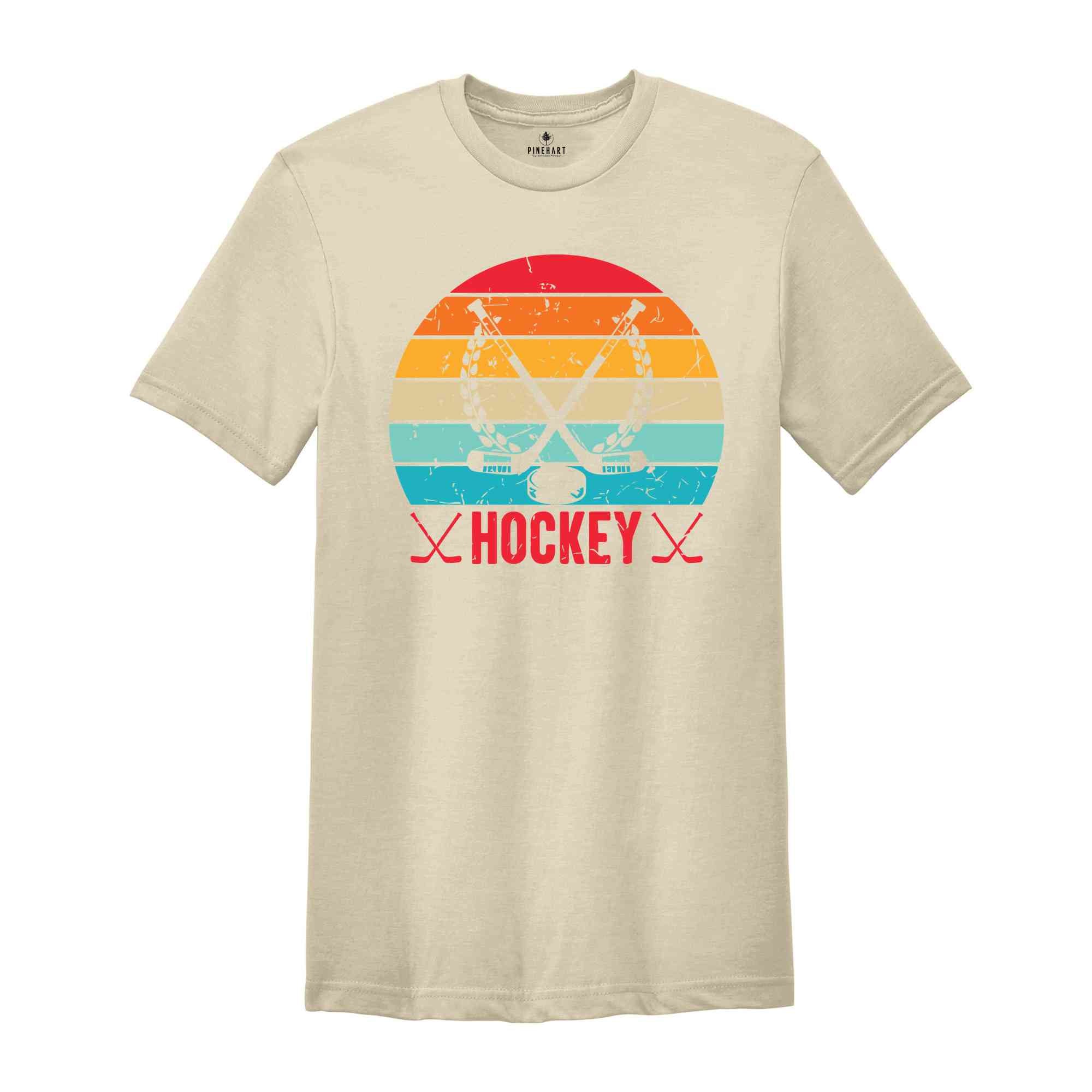 Hockey Team T-Shirt, Minimalist Hockey Player Shirt, Aesthetic Coach Shirt, Match Day Tee, Gift For Hockey Lover