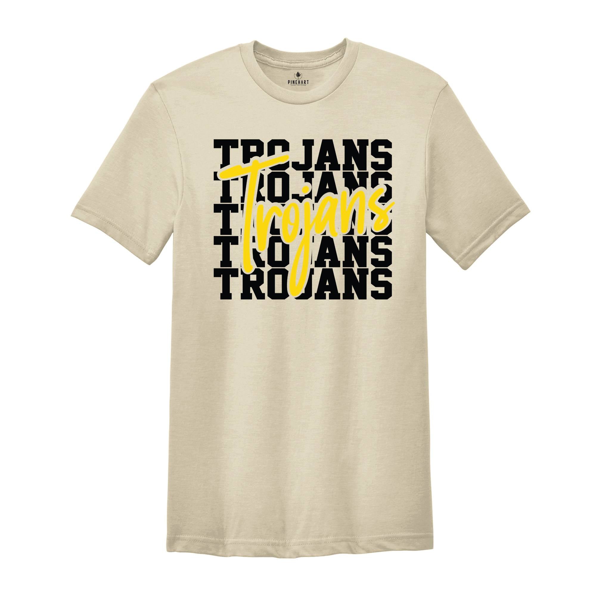 Team Mascot Shirt, Trojans Team Shirt, Trojans Football Shirt, Trojans Fan Shirt, Trojans School Shirt, Trojans School Spirit