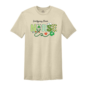 Emergency Room Nurse St Patricks Day Shirt, ER Crew Shirt, Emergency Nurse Gift, Lucky Nurse Tee, Irish Shirt, Nursing St Patricks