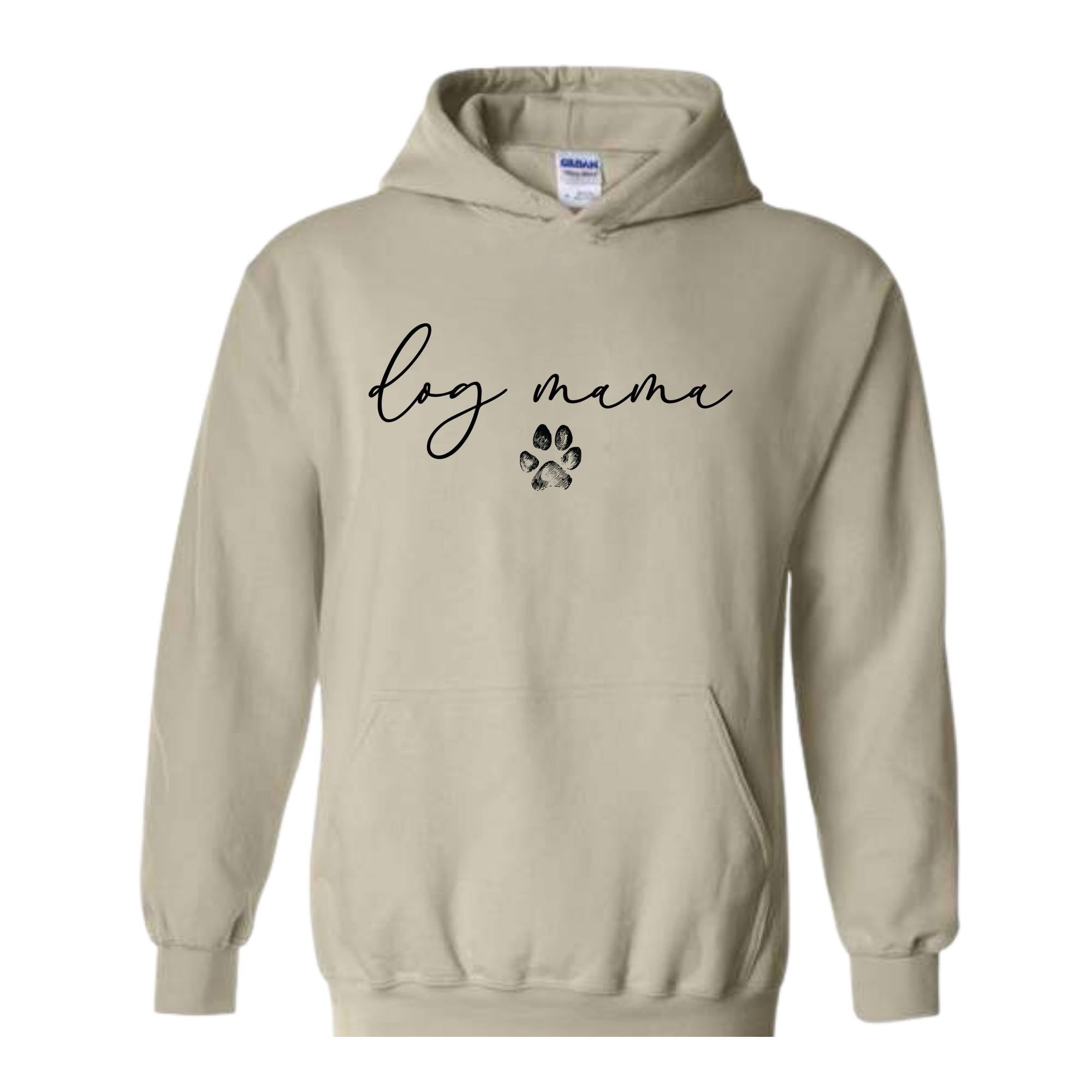 Custom Dog Mama Hoodie With Dog Names On Sleeve, Dog Mama Hoodie, Personalized Dog Mama Sweater, Custom Dog Names