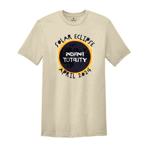 Indiana Totality Shirt, Indiana Total Solar Eclipse Shirt, Celestial Shirt, Eclipse Event 2024 Shirt, April 8th 2024