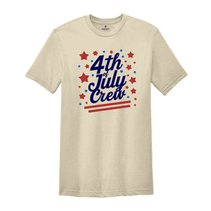 4th Of July Crew Matching Family Shirts, Fourth Of July Matching Family Party T-Shirts, Fun Party Shirts