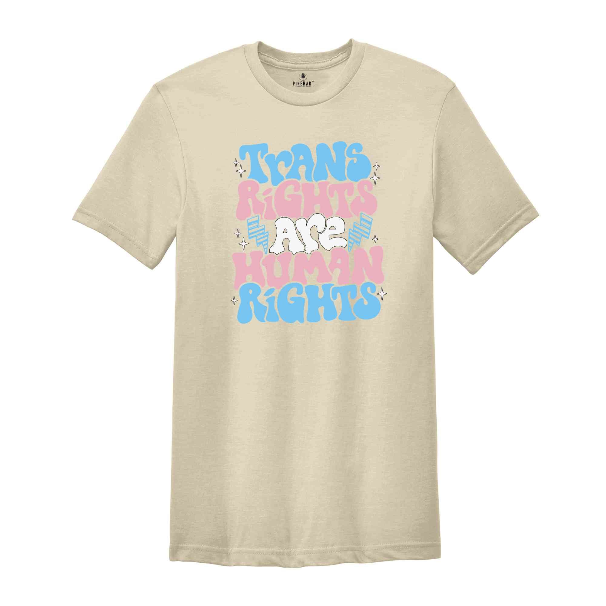 Trans Rights are Human Rights Shirt, Protect Trans Kids Tee, Transgender Pride T-Shirt, LGBTQ Rights T-Shirt