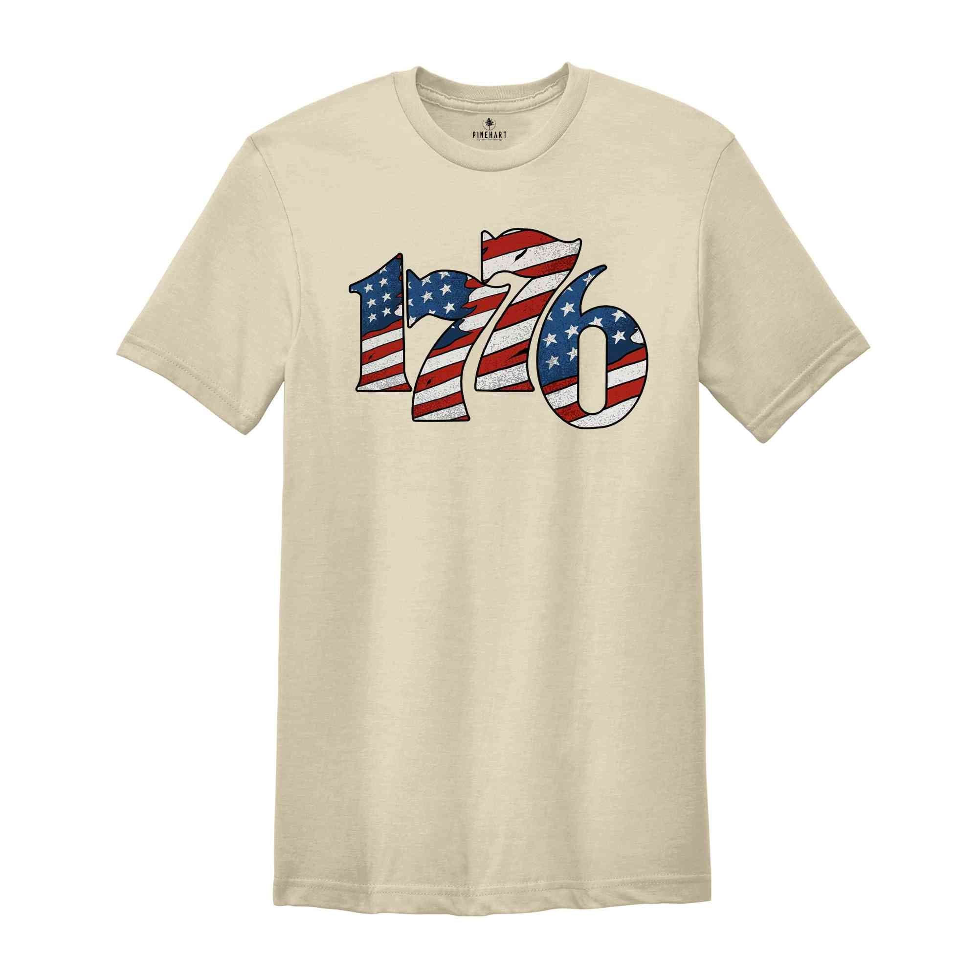 1776 Shirt, Independence Shirt, The Stars Shirt, T-Shirt, Veteran Shirt, American History 1776 Independence Day Shirt, Fourth of July