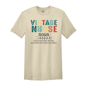 Vintage Nurse Definition T-Shirt, Nurse Shirt, RN Shirts, Nurse Funny Shirt, Vintage Nurse Shirt, Gifts For Nurses