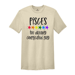 Pisces The Dreamy Complicated Gay Zodiac Shirt, LGBT Pride Shirt, Pisces Shirt, Gift For Gay Shirt, Gay Pride Shirt, Gay Zodiac Shirt