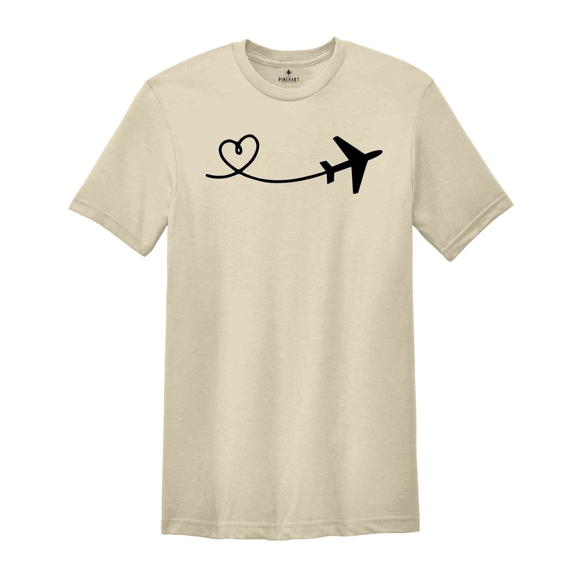 Wanderlust Shirt, Airplane Traveler Shirts, Vacation Lover Shirt, Pilot Shirts, Flight Attendant Shirt, Vacation Mode