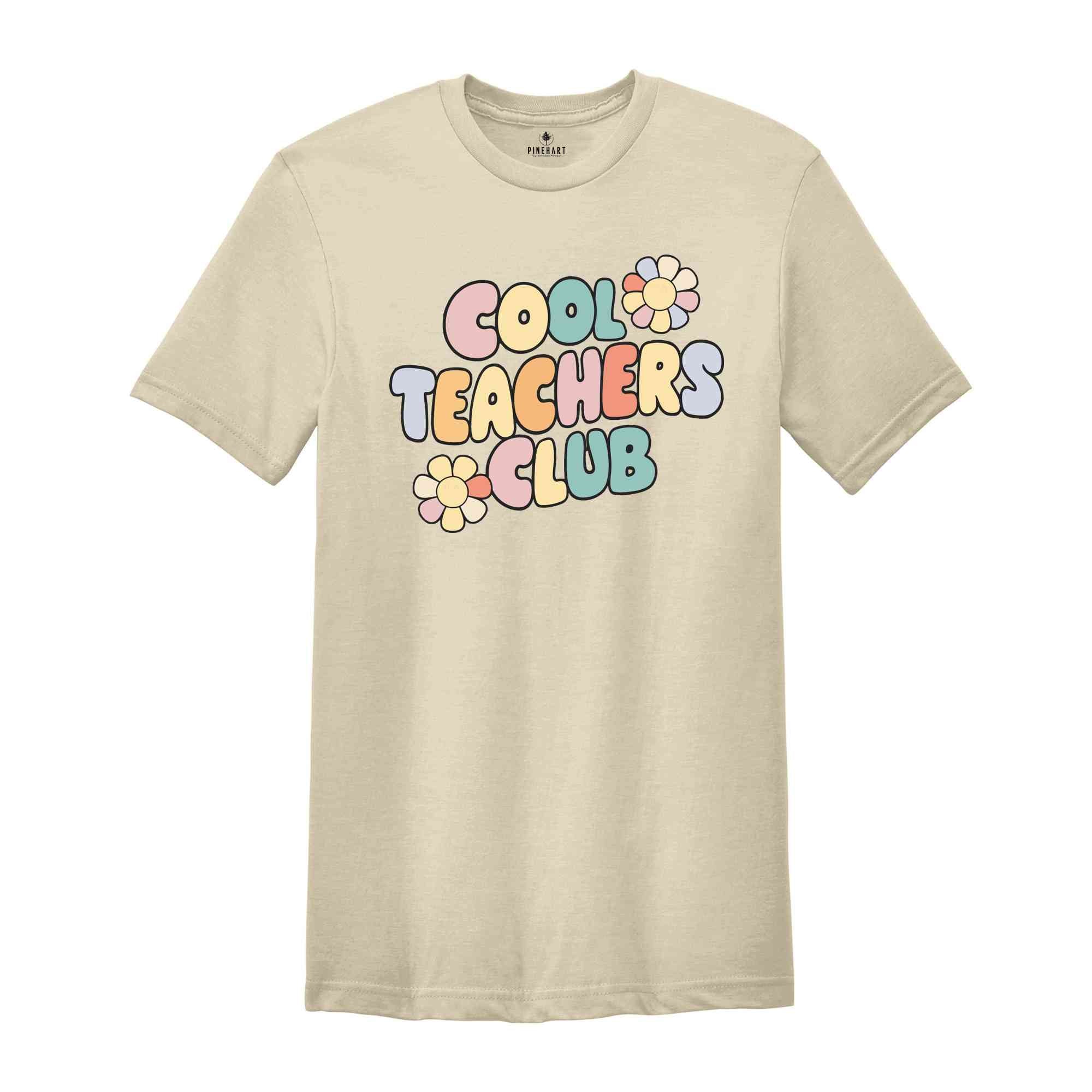 Cool Teachers Club Shirt, Cute Teacher Shirt, Gifts For Teacher, Teacher Shirt, Teacher Gift, Back To School Shirt, Teaching Shirt