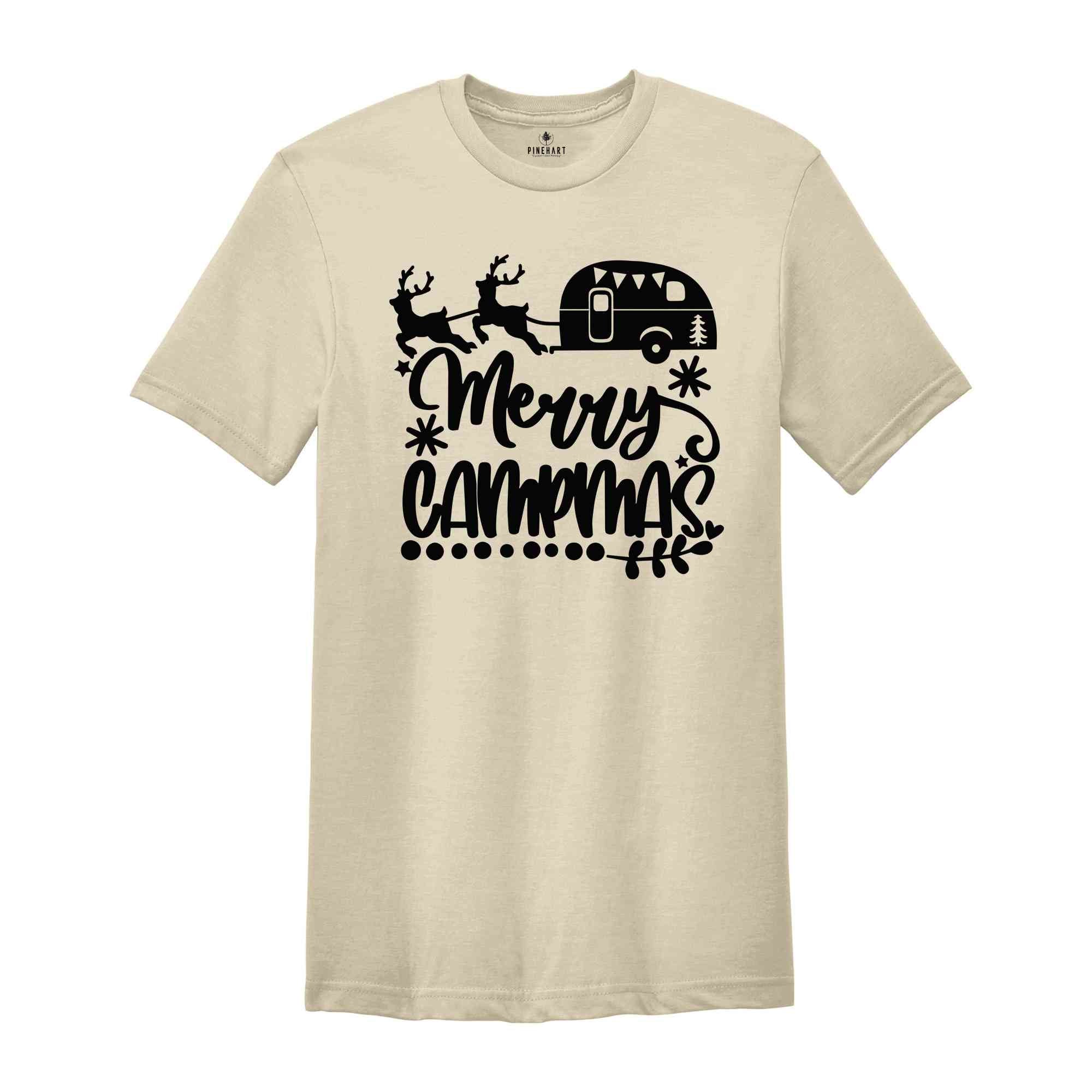 Merry Campmas Shirt, Christmas Camp Lover Shirt, Christmas Camper Shirt, Christmas Camping Shirt, Christmas Nature Shirt, Christmas Gift