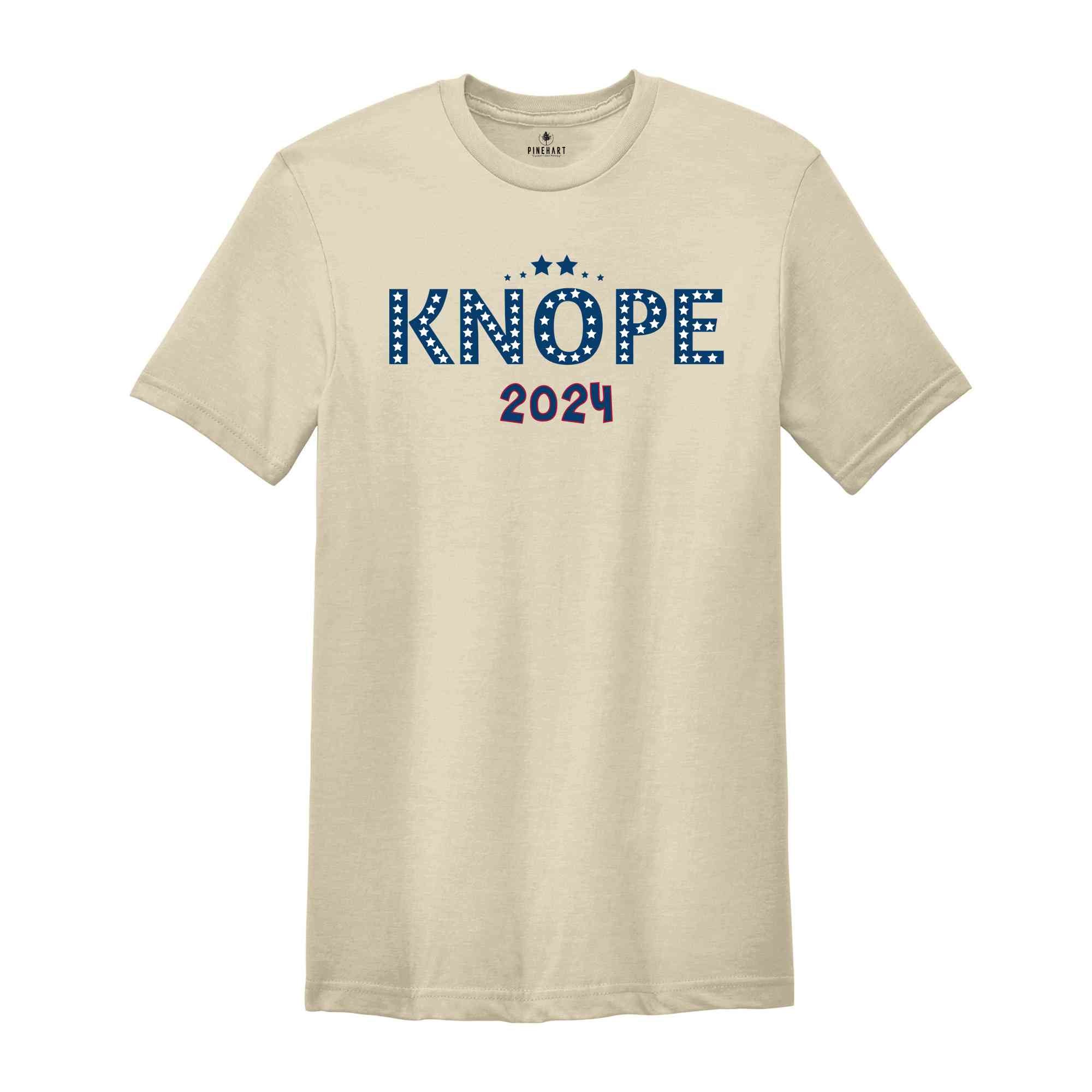 KNOPE 2024 Shirt, Parks and Rec KNOPE 2024 Shirt, Leslie Knope Patriotic, Campaign Shirt, Parks and Recreation Merchandise, Political Shirt