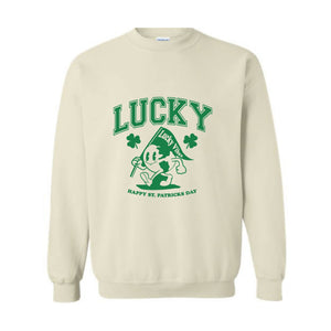 Lucky Sweatshirt, St Patricks Day Sweatshirt, Funny Sweatshirt, Irish Sweatshirt, Patrick's Green Sweatshirt, St Patrick's Day Hoodie