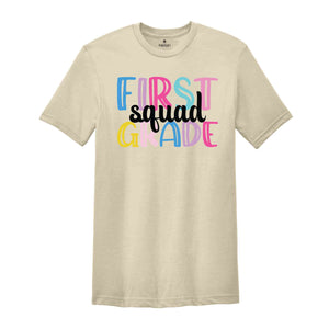 First Grade Squad Shirt, Teacher Shirt, Grade Squad Teacher Shirt, Squad Shirt, New Teacher Shirt, Grade Shirt, Back To School Shirt