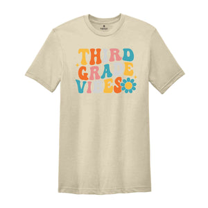 Third Grade Vibes Shirt, Back To School Shirt, Cute Back To School Shirt, Elementary School, Teacher Student Back To School Gift