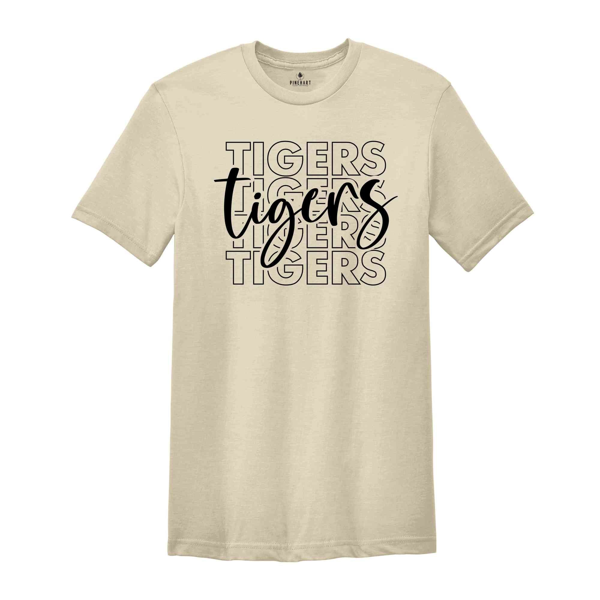 Team Mascot Shirt, Tigers Team Shirt, Tigers Football Shirt, Tigers Fan Shirt, Tigers School Tee, Tigers School Spirit, Tigers Mom Shirt