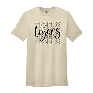 Team Mascot Shirt, Tigers Team Shirt, Tigers Football Shirt, Tigers Fan Shirt, Tigers School Tee, Tigers School Spirit, Tigers Mom Shirt