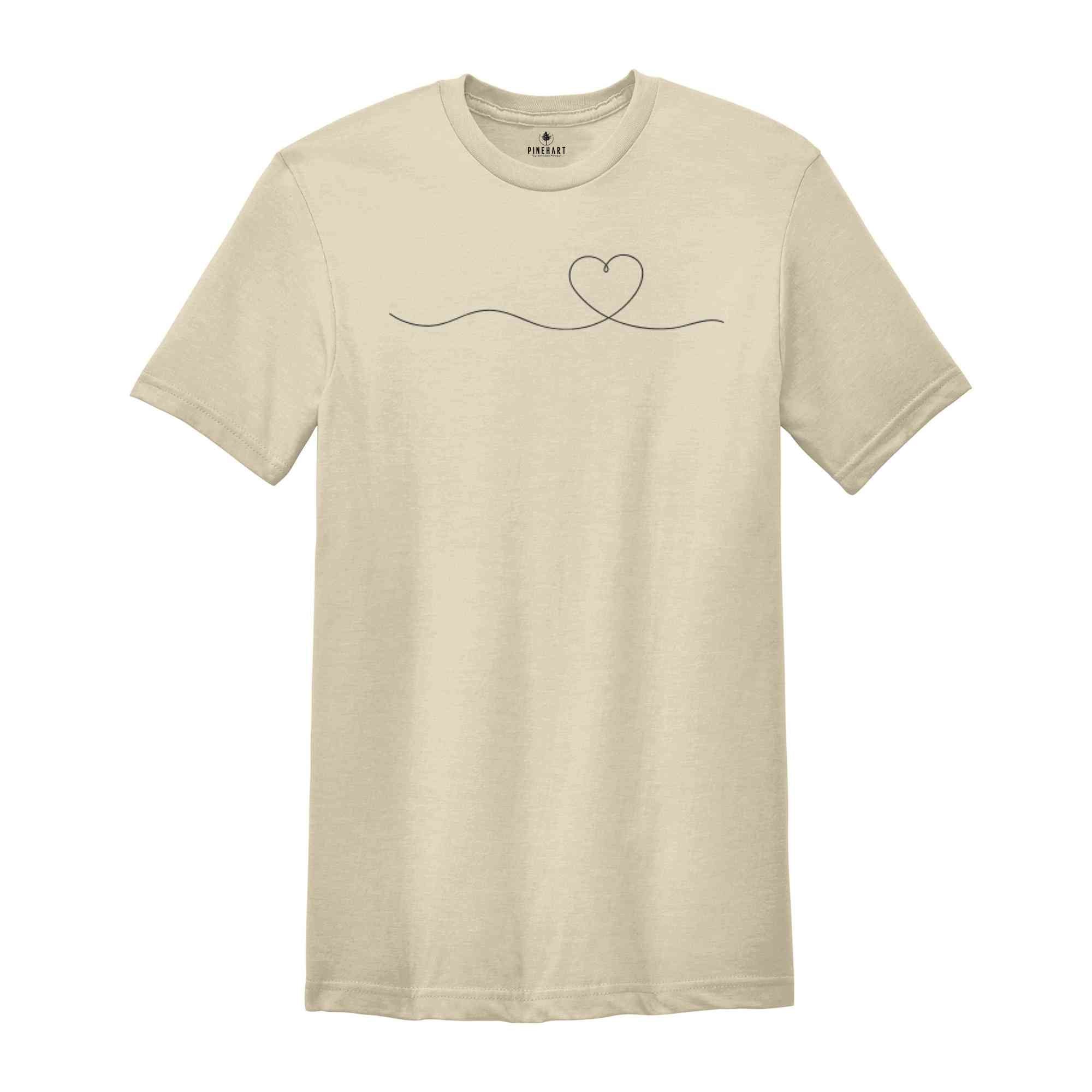 Cute Heart Pocket Tees, Valentines Gifts, Valentines Day T-Shirt, Pocket Heart Shirts, Shirts for Women, Heart Graphic Tees, Girlfriend Gift