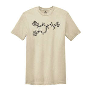 School Psychologist Shirt, Serotonin Molecule Shirt, Therapist Shirt, Serotonin Dopamine Tee, Psychiatrist Shirt