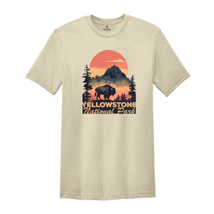 Yellowstone National Park T-Shirt, Vacation Trip Shirt, National Park Mountains Gifts, Hiking Shirts