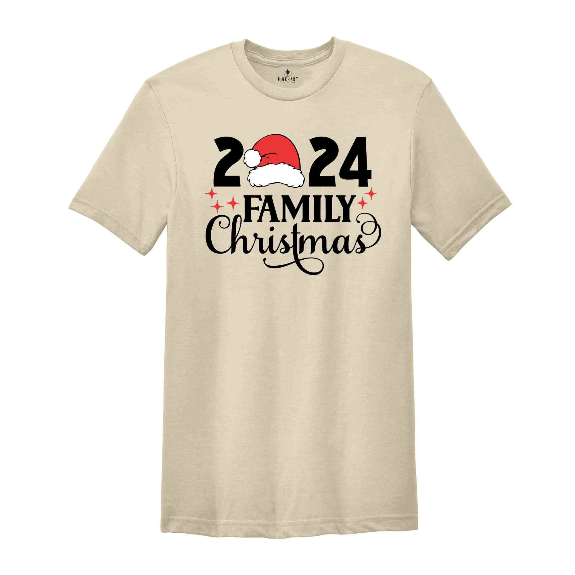 Family Christmas 2024 Shirt, Christmas T-Shirt, Matching Christmas Tee, Christmas Santa Gift, Christmas Party Shirt