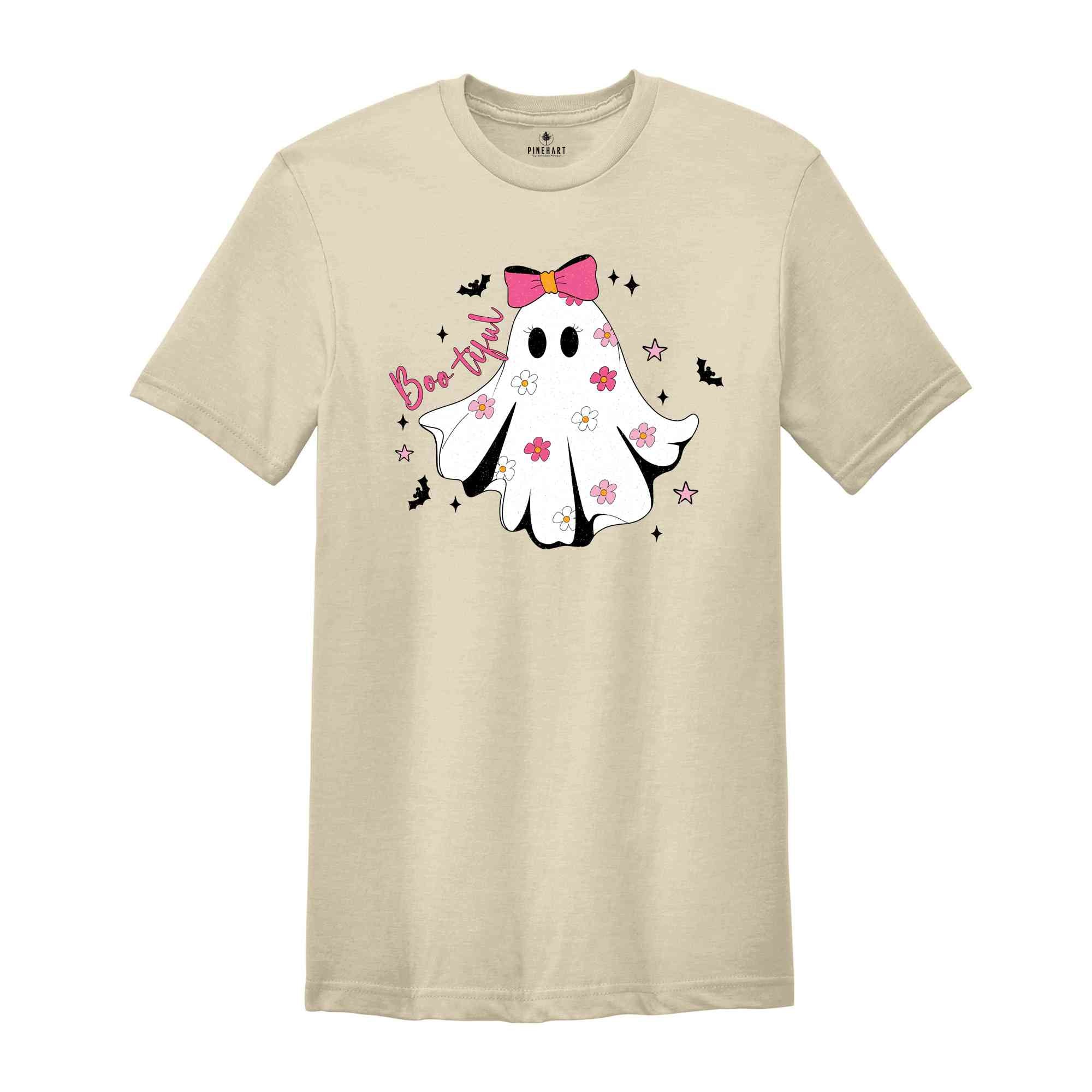 Bootiful Shirt, Girl Halloween Shirt, Halloween Gift, Funny Halloween Tee, Cute Halloween Shirt, Boo Shirt, Ghost Shirt, Spooky Season Shirt