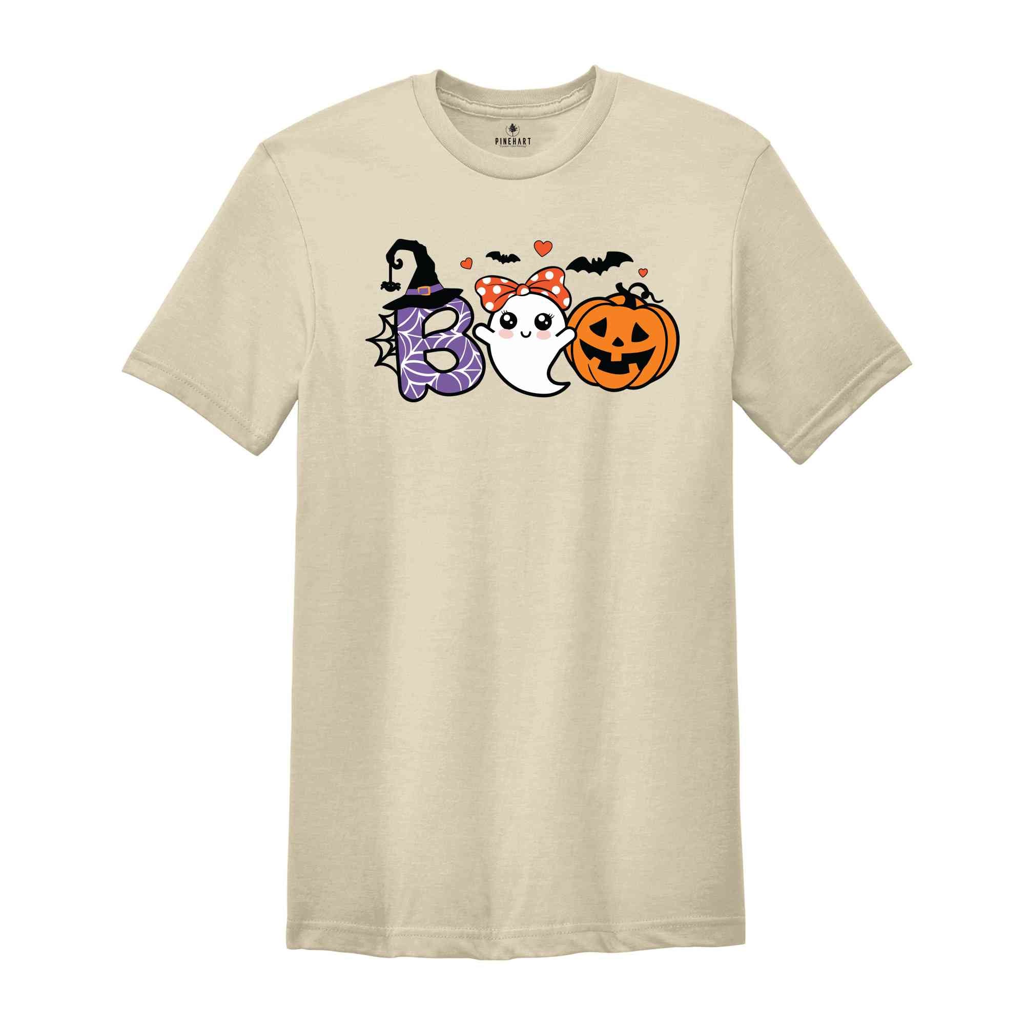 Halloween Boo Shirt, Halloween Ghost Shirt, Halloween Pumpkin Shirt, Kids Halloween Shirt, Spider Halloween Shirt, Boo Halloween Shirt