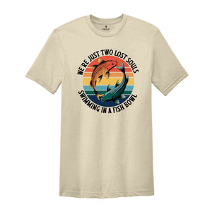 We're Just Two Lost Souls Swimming In A Fish Bowl Shirt, Pink Floyd Shirt, Rock Music Shirt, Classic Rock Shirt, Fish Lover Gift