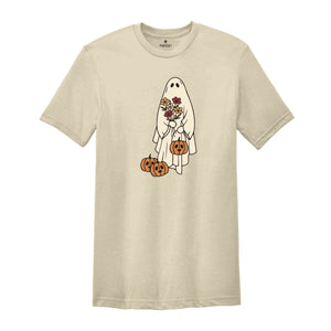 Halloween Ghost Shirt, Cute Ghost Shirt, Womens Halloween Shirt, Cute Fall Shirt, Spooky Season Shirt, Gift For Halloween