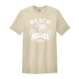 Beach Vibes T-Shirt, Summer Vibes Shirt, Holiday Vacation Gifts, Matching Girls Trip Shirts, Summer Gifts