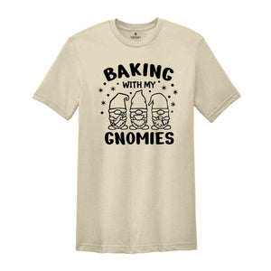 Baking With My Gnomes Shirt, Christmas Gnomes Shirt, Gift for Christmas, Christmas Gnomes Shirt, Baker Gnomes Shirt, Happy Christmas Shirt