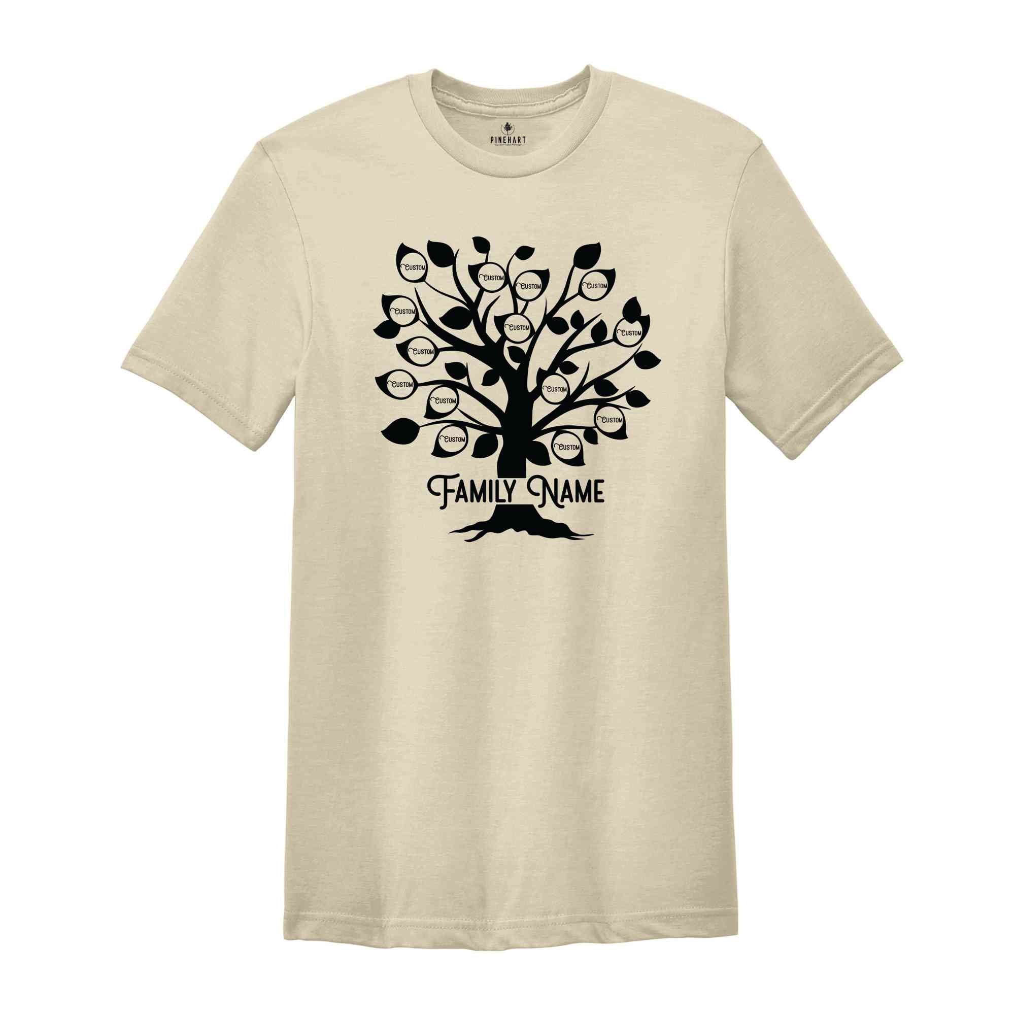 Custom Family Tree Shirt, Personalized Family Shirt, Family Reunion Shirt, Customized Reunion Matching Shirt, Matching Cousins Shirt