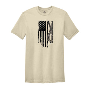 Chiropractor USA Flag Shirt, Patriotic Shirt, American Flag Spine Shirt, Chiropractic Gift, Physical Therapist, Chiropractic Student Tee