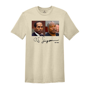 O.J Simpson Shirt, Rest In Peace, 1947-2024, OJ Simpson Tshirt, Thanks For Memories Simpson Shirt, RIP OJ Simpson Shirt, O.J Simpson