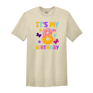 It's My 8th Birthday Toddler Shirt, Kids Birthday Shirt, Birthday Girl Shirt, Eight Year Old Shirt, Cute Birthday Shirt, Birthday Party Tee