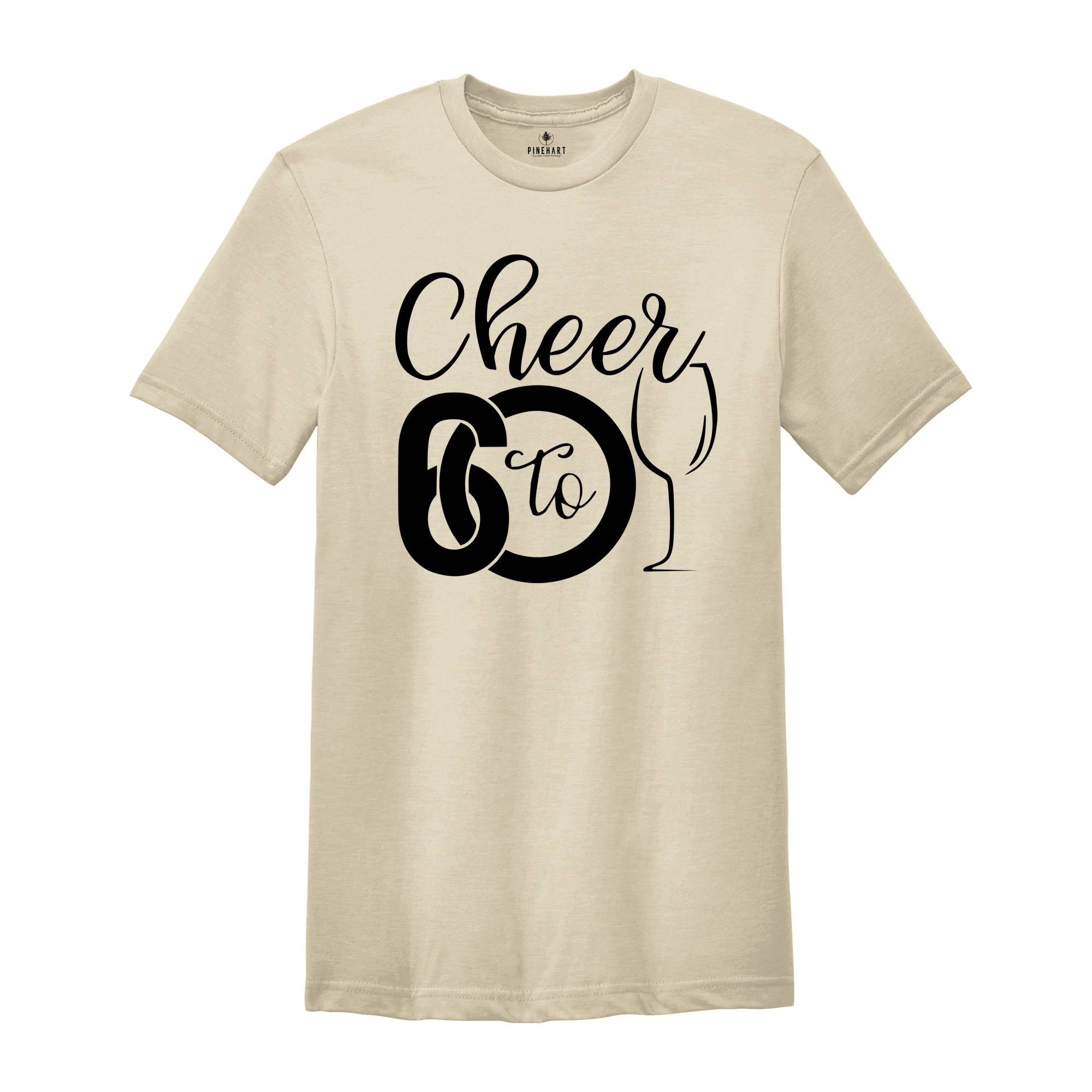 Cheer To 60th Birthday Shirt, Hello 60 T-Shirt, 1964 Birthday Tee, 60th Birthday Gift, Sixty And Fabulous, 1964 Birthday Gift