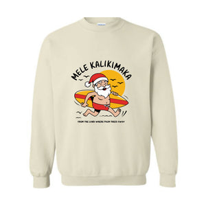 Mele Kalikimaka Sweatshirt, Christmas Gift