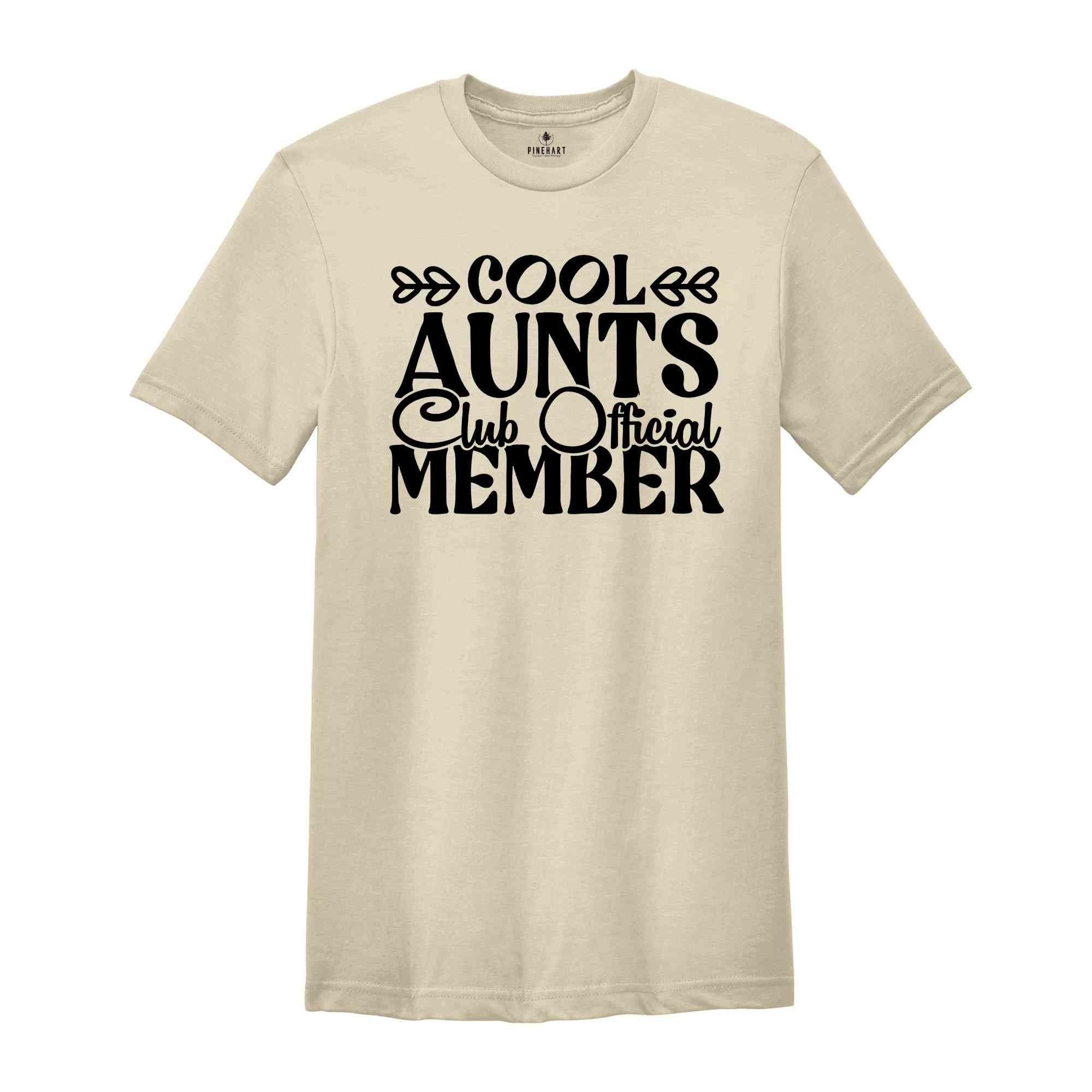 Cool Aunts Club Shirt, Gift For Auntie, Cool Sister Shirt, Best Aunt TShirt, Cute Aunt Gifts, Cool Aunt Shirt,Like A Mom Shirt,Family Tee