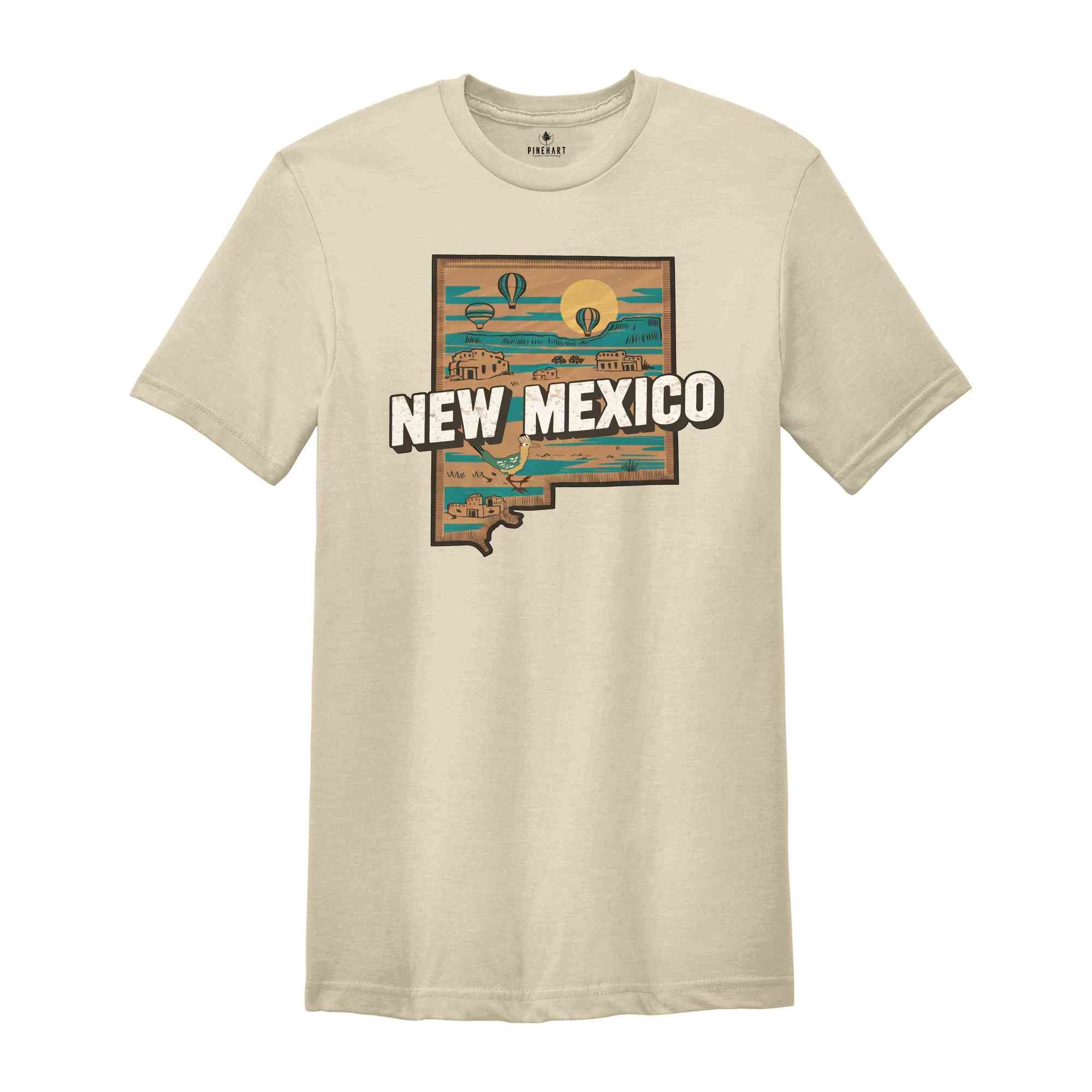 Retro State Of New Mexico Shirt, State Of New Mexico Tee, State Tee, New Mexico Shirt, New Mexico Lover Shirt, Family Trip Shirt, Travel Tee