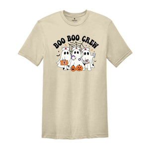 Boo Boo Crew Halloween Nurse T-Shirt, Halloween Nurse Shirt, Halloween Gifts For Nurses, Spooky Season Tee