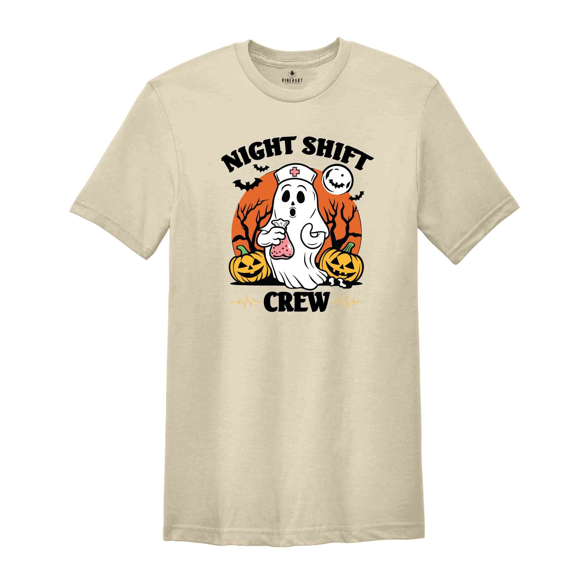 Night Shift Crew Shirt, Halloween Nurse T-Shirt, Boo Boo Crew Shirt, Halloween Nursing Shirt, Team Night Shift, Nurse Team Tee